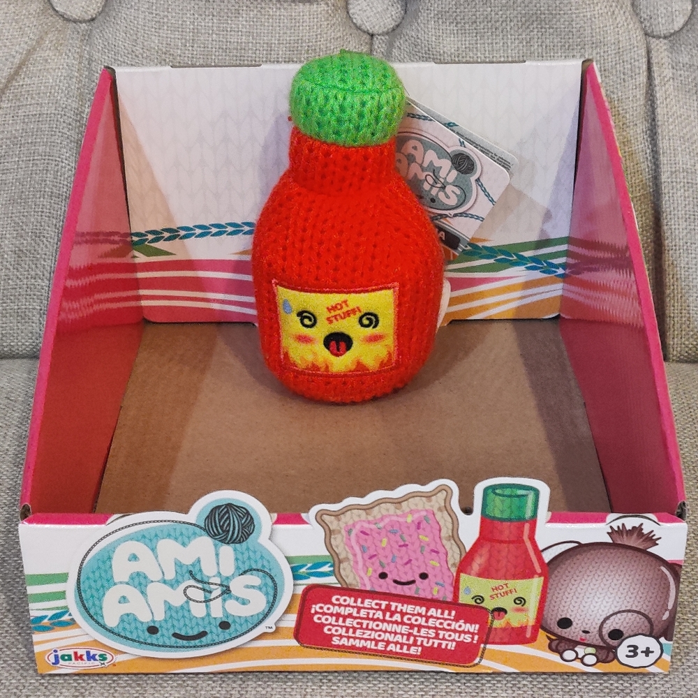 Ami Amis Hot Sauce Bottle Plush NWT